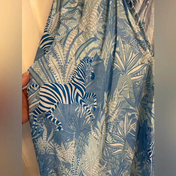 Sheridan French Dana Blouse French Blue Zebra - Picture 4 of 7